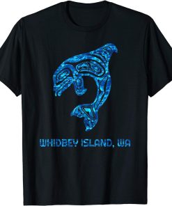 Whidbey Island WA Native American Indian Orca Killer Whale T-Shirt